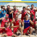 المنتخب الوطني للكرة الشاطئية يتوج بكأس افريقيا ويمثلها في كأس العالم