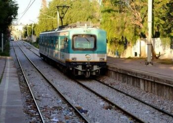 توقّف جزئي ومؤقّت لحركة قطارات الخط الحديدي الرّابط بين تونس وحلق الوادي والمرسى