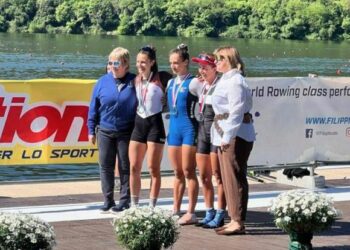   ميدالية فضية لسلمى الذوادي واخرى برونزية لغيث القادري في دورة ايطاليا للتجديف