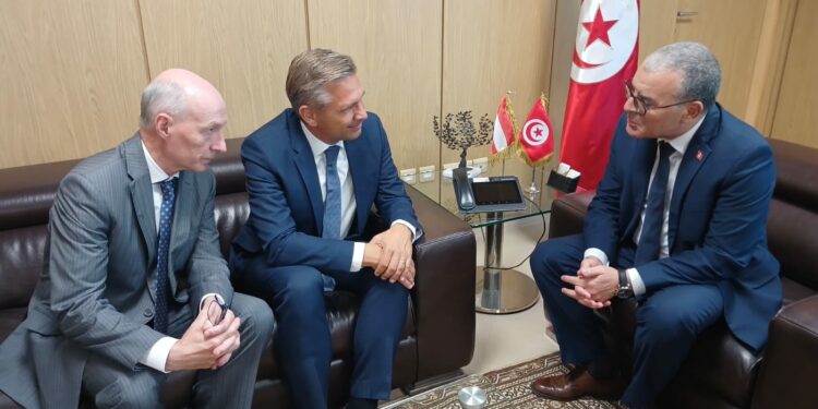Le ministre de l'Économie et son homologue autrichien