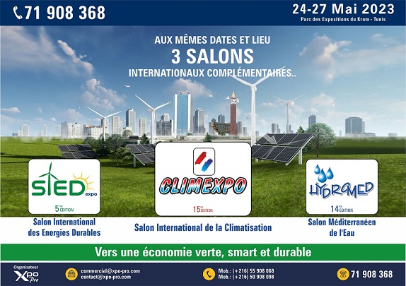 Trois salons internationaux à Tunis : Vers une économie verte, smart et durable