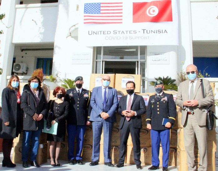 Covid-19: La Tunisie reçoit une aide US d'une valeur de 4 millions de dollars