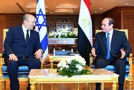 Rencontre entre Abdel Fattah al-Sissi et le Premier ministre israélien à Charm al-Cheikh