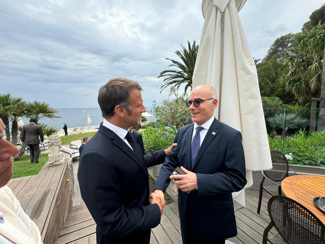 80 ans du débarquement en Provence : Nabil Ammar rencontre Emmanuel Macron