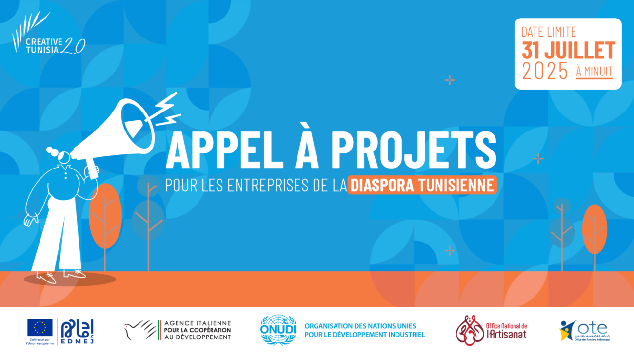 Creative Tunisia: Appui financier pour des entreprises de la diaspora opérant dans l’artisanat