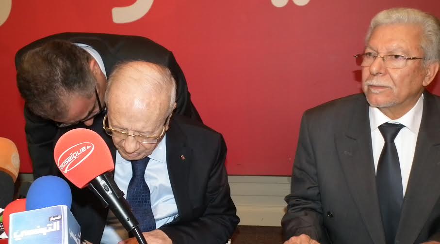 Beji Caid Essebsi et Taib Baccouche 