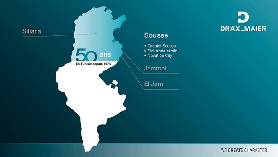 DRÄXLMAIER Tunisie célèbre 50 ans d'excellence