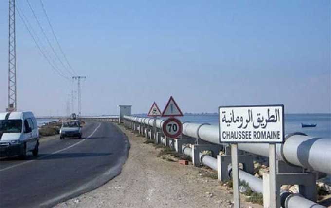 Travaux de modernisation de « la chaussée romaine » Djerba-Zarzis
