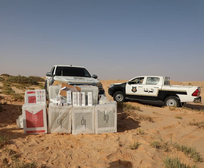 Grande opération de contrebande de cigarettes déjouée sur les frontières tuniso-libyennes