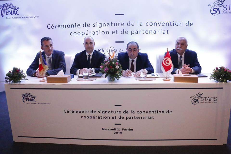 Convention de Partenariat entre l’Ecole Nationale de l’Aviation Civile française et Stars Airlines Services