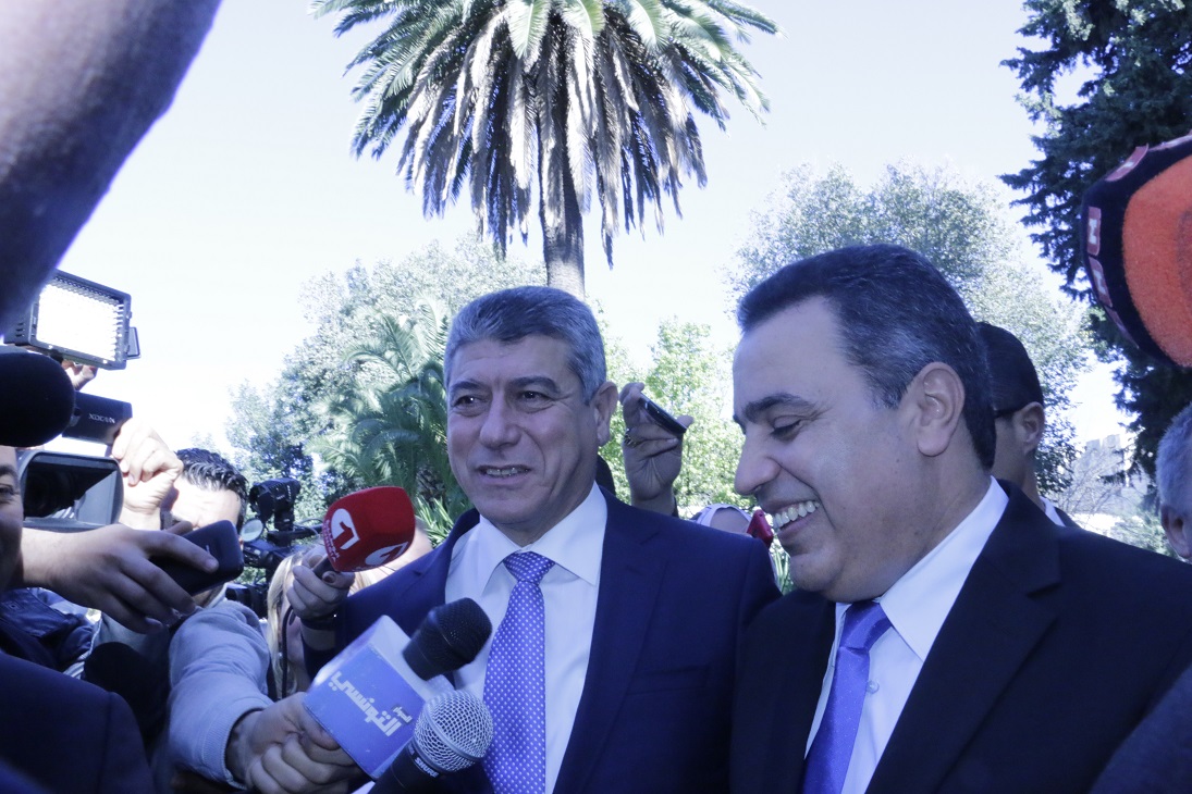 Mehdi Jomâa et Ghazi Jeribi