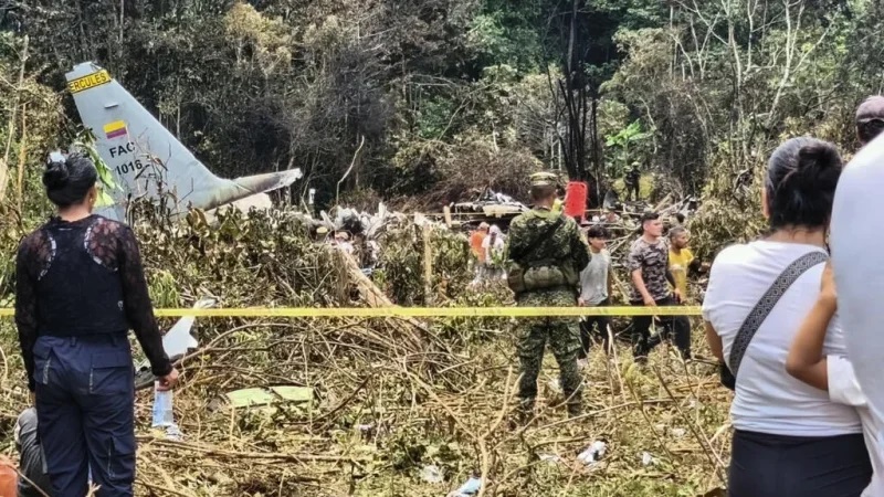 Crash d'un avion militaire en Colombie: 66 morts...