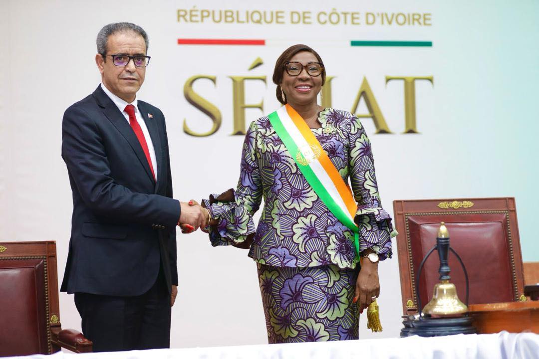Visite en Côte d’Ivoire du Président du Conseil National des Régions et des Districts