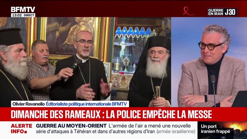  Messe des Rameaux : la police israélienne interdit au patriarche latin de Jérusalem l'accès au Saint-Sépulcre