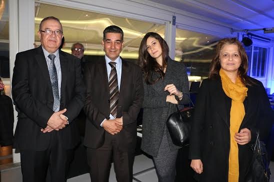Abdellatif Ghedira Directeur exécutif du Conseil Oléicole International entouré de sa famille