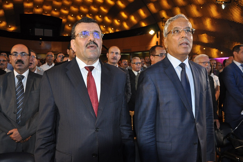 Ali Laârayedh et l'ex Doyen des ingénieurs Kamel Ayadi