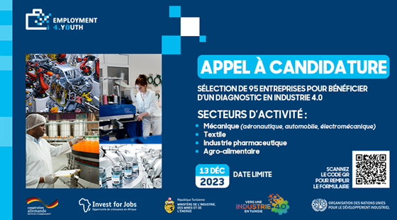 Employment4Youth - Industrie 4.0 : Appel à candidature pour la sélection de 95 entreprises