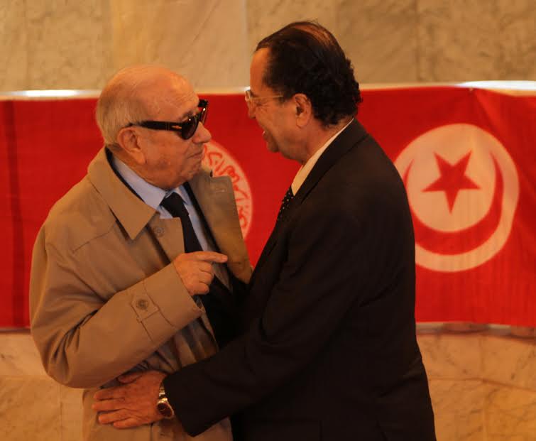 Essebsi avec Nouredine Hached 
