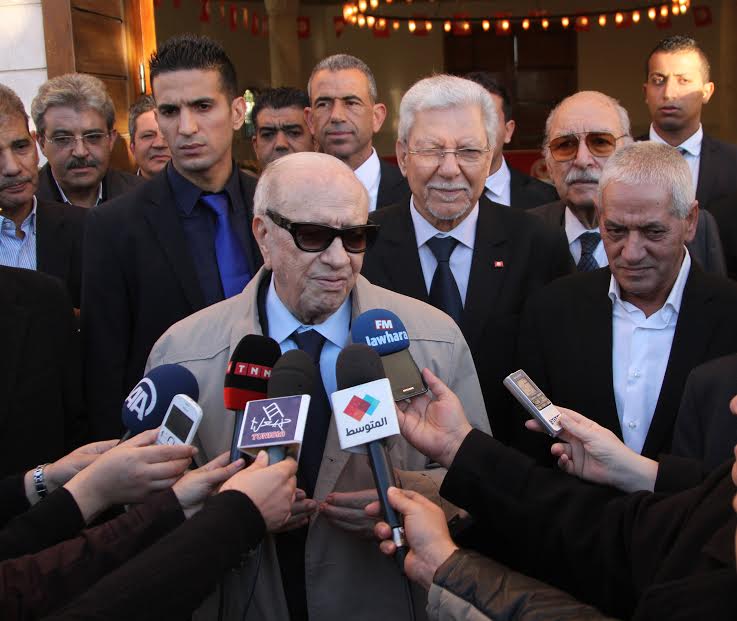 Beji Caied Essebsi, leader de Nidaa Tounes