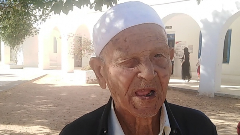 Âgé de 112 ans, Am Said a voté à Tataouine