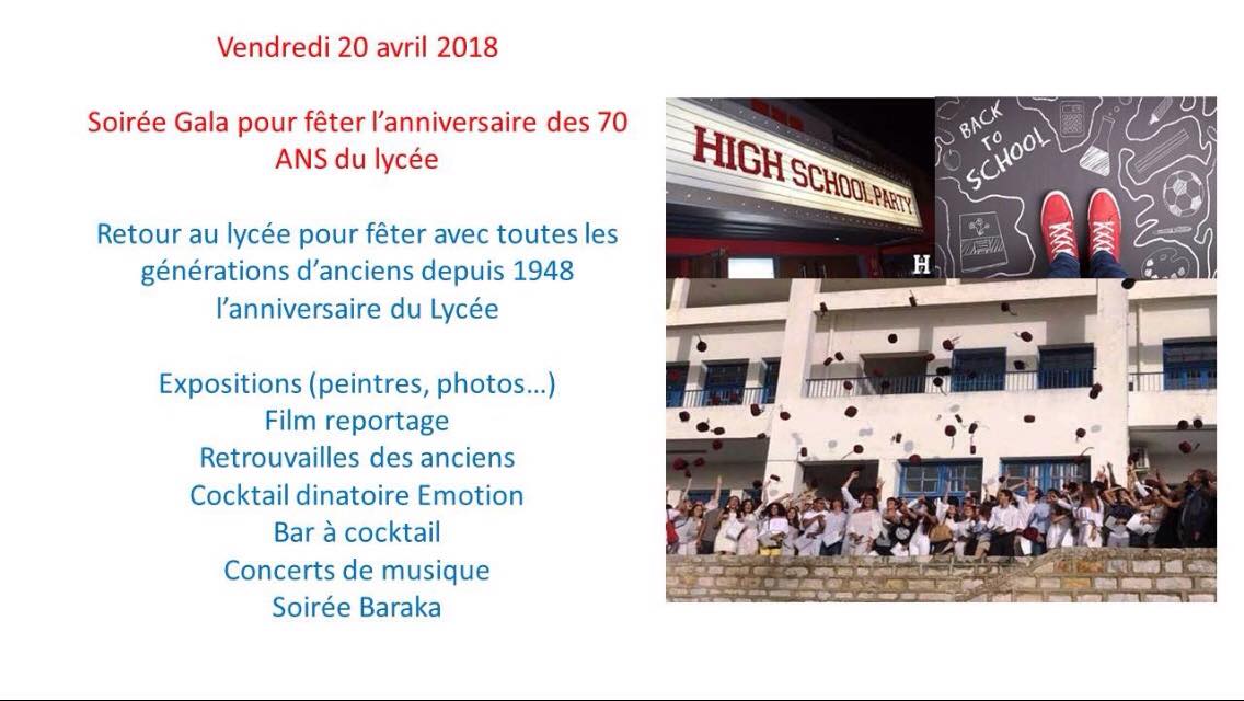 L’association des anciens du lycée Cailloux fête le 70 anniversaire de sa création