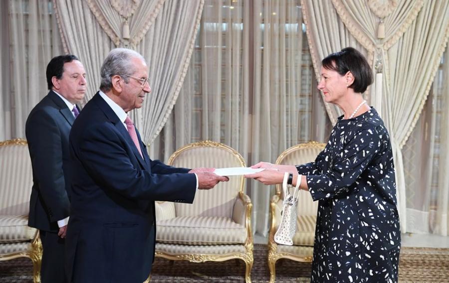 Mohamed Ennaceur reçoit les lettres de créance de cinq nouveaux ambassadeurs
