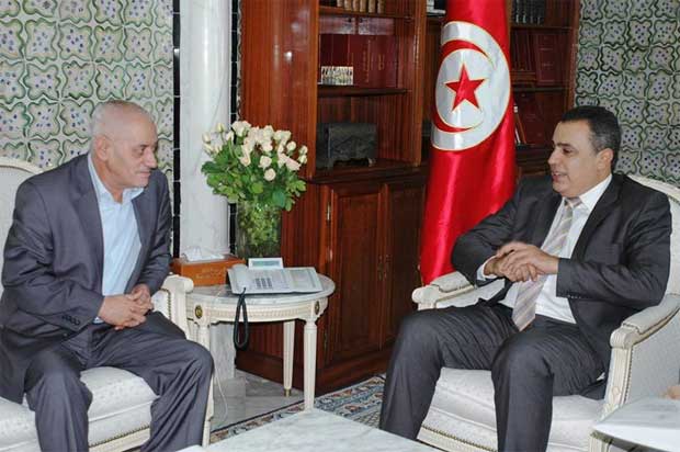 Houcine Abassi reçu par le chef du gouvernement