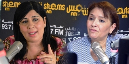 Abir Moussi contre Sihem Ben Sedrine