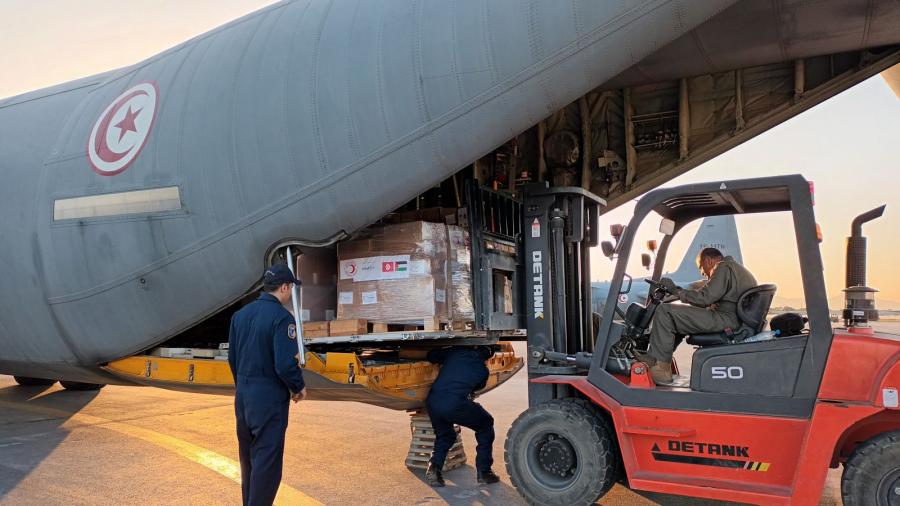 Bizerte : des tonnes d'aides humanitaires destinées à Gaza