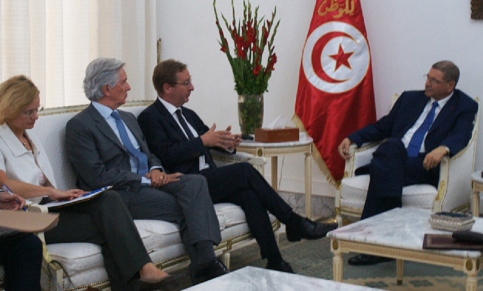 Les Ambassadeurs de France, de GB et la chargée d'affaires de l'Ambassade d'Allemagne reçus par Essid