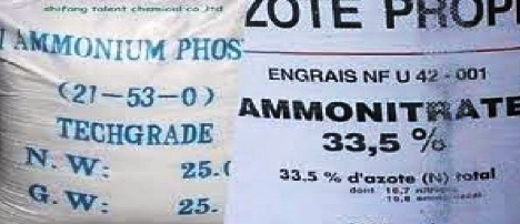 Agriculture : Vers l’importation de 60 mille tonnes d’ammonitrate