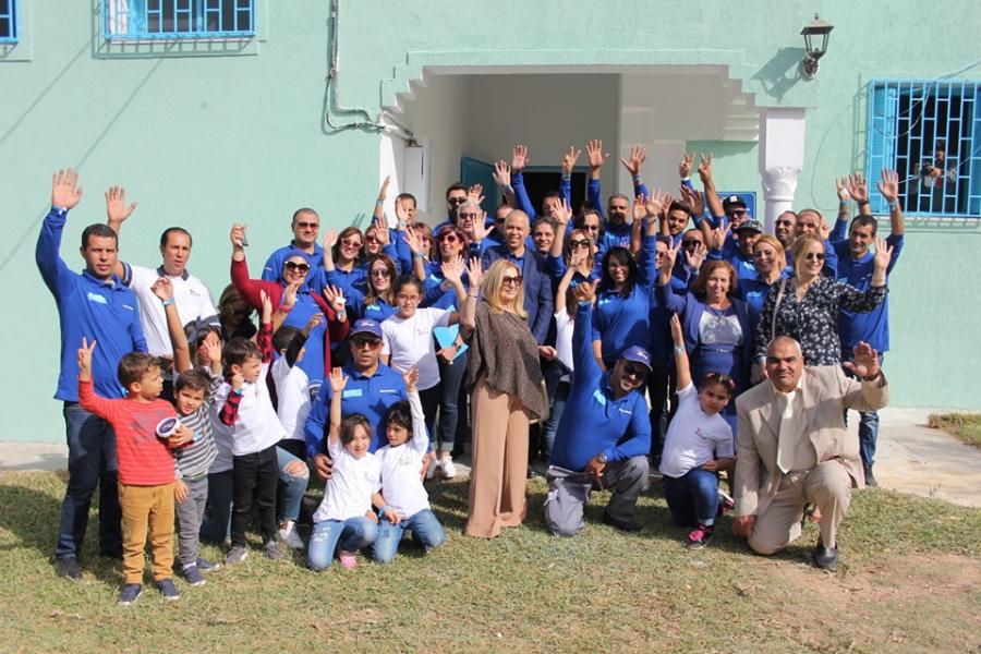 Astral colore la vie des enfants des SOS Villages de Tunisie