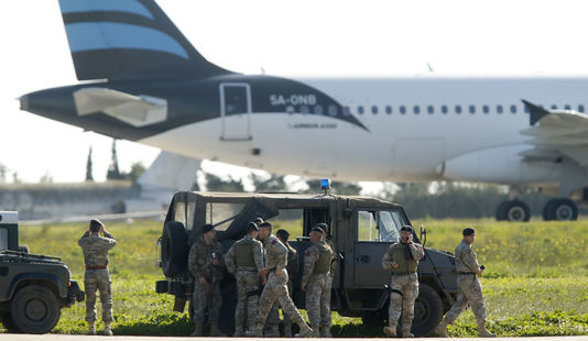 Détournement d'un avion de ligne libyen