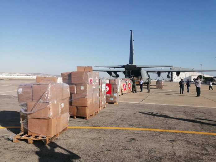 Explosions Beyrouth : les deux avions militaires tunisiens atterrissent à l’aéroport Hariri