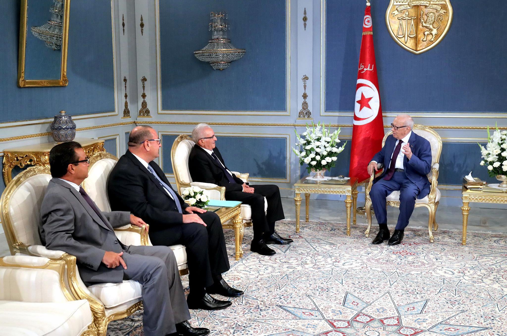 Caïd Essebsi reçoit une délégation du parti "La Tunisie d'abord"