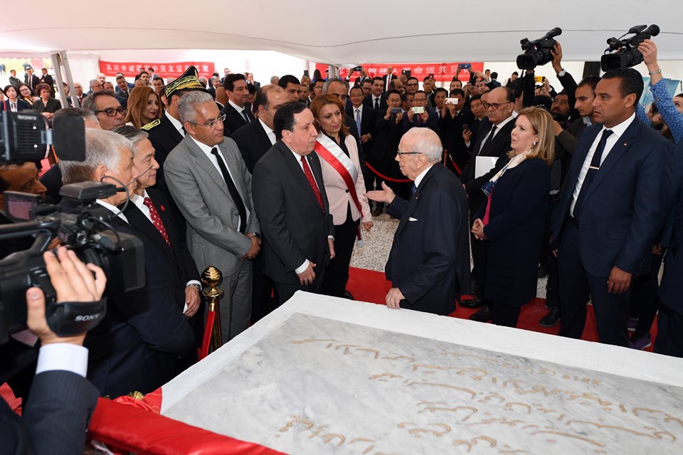 BCE assiste à la pose de la première pierre de l’Académie diplomatique