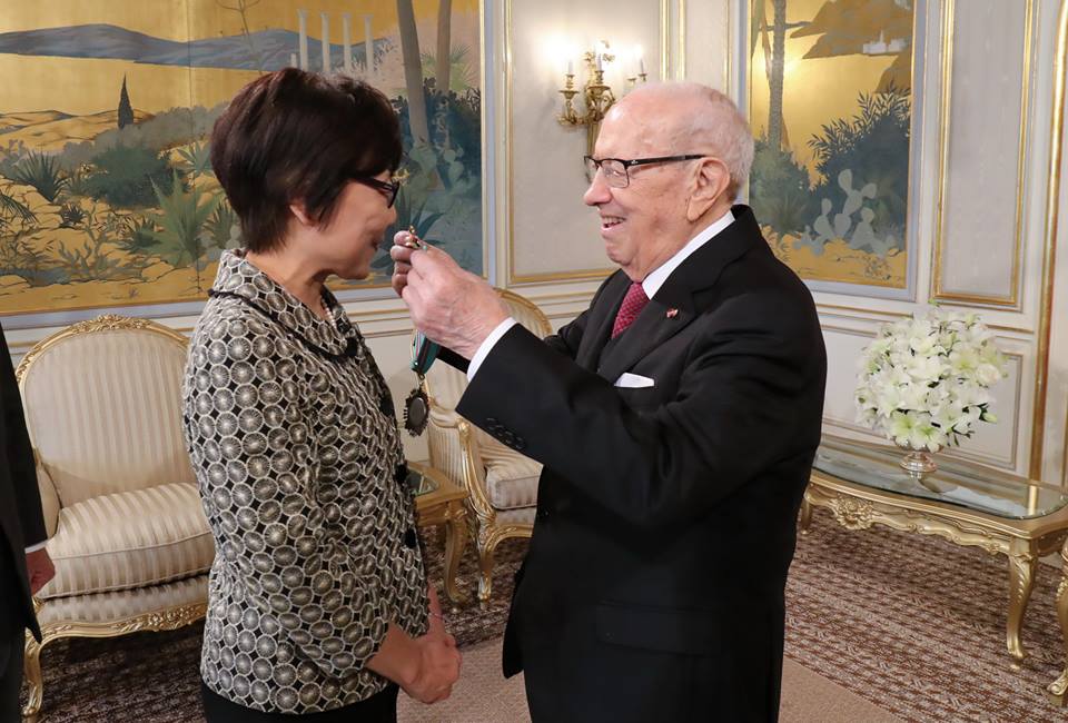 Les ambassadeurs de Chine et d’Italie font leurs adieux au président de la République