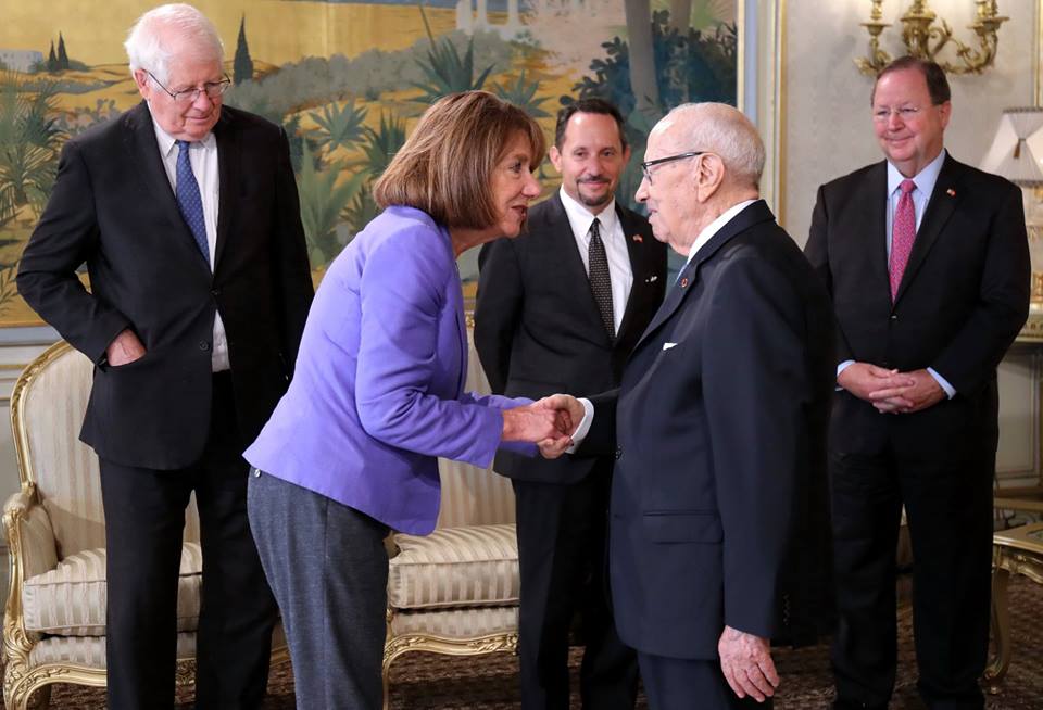 Béji Caïd Essebsi reçoit une délégation du Congrès américain