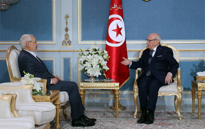 La situation générale dans le pays au cœur d’un entretien Caïd Essebsi - Ghannouchi