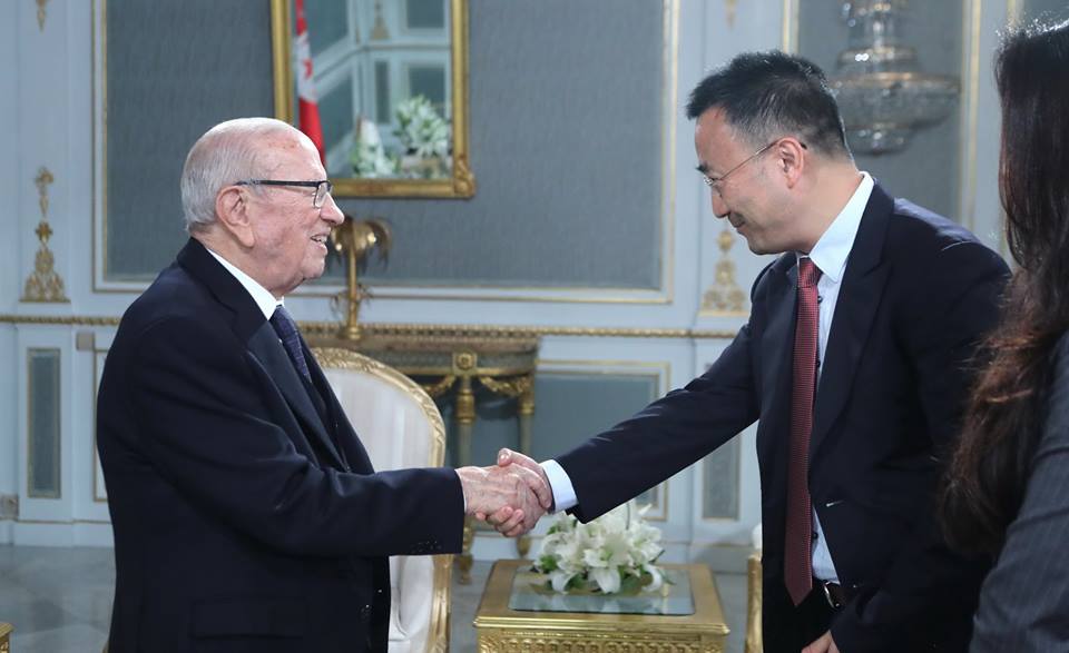 Le vice-président de Huawei Technologies reçu au Palais de Carthage