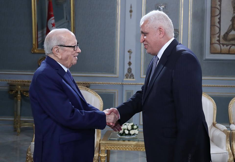 Caïd Essebsi reçoit le conseiller à la sécurité nationale irakien