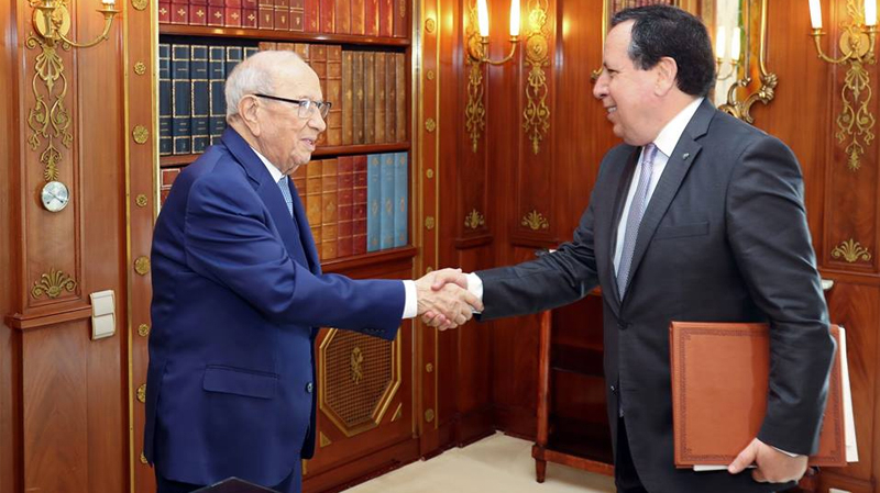 Caïd Essebsi s'entretient avec le ministre des Affaires étrangères