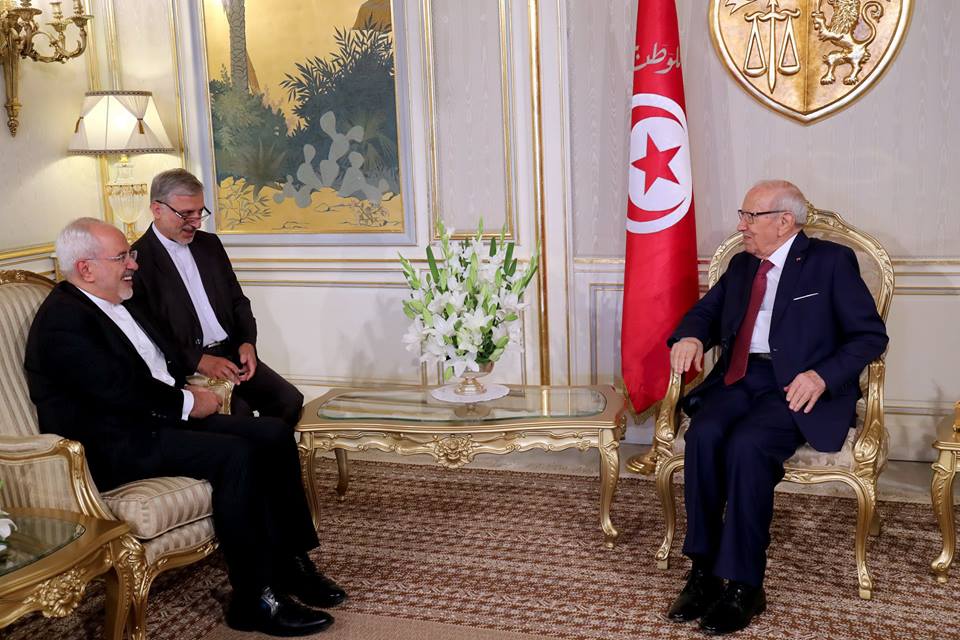 Le président de la république s’entretient avec le ministre des affaires étrangères d’Iran