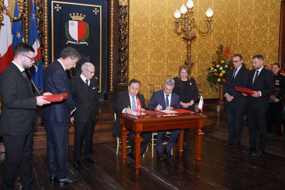 Visite BCE à Malte : Signature d’accords bilatéraux