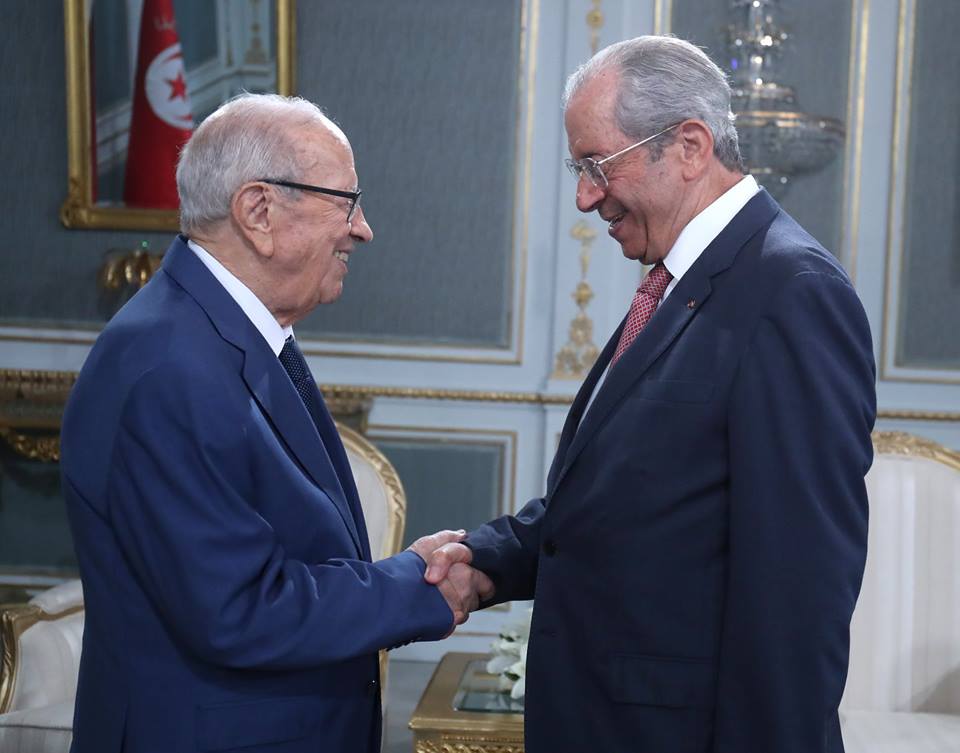 Béji Caïd Essebsi reçoit le président de l’ARP, Mohamed Ennaceur