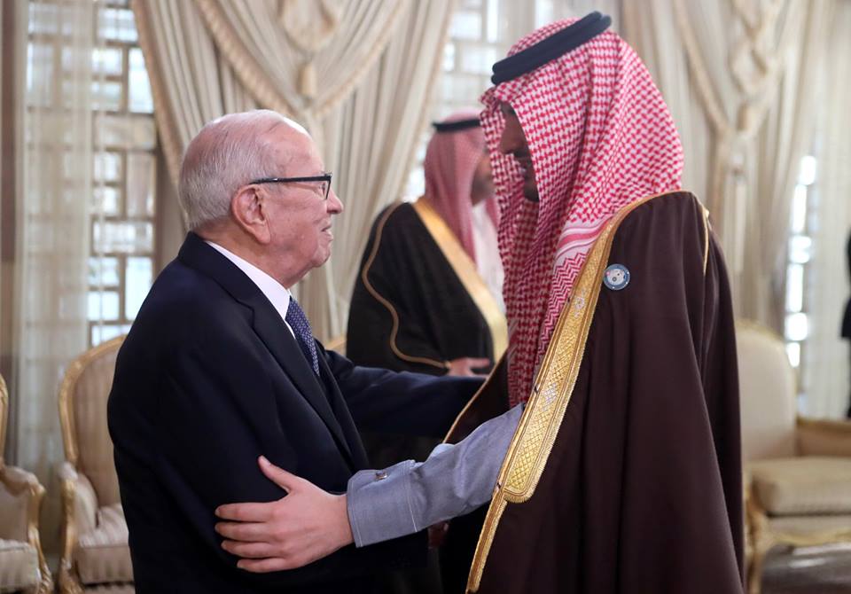 Béji Caïd Essebsi s'entretient avec le ministre saoudien de l’Intérieur