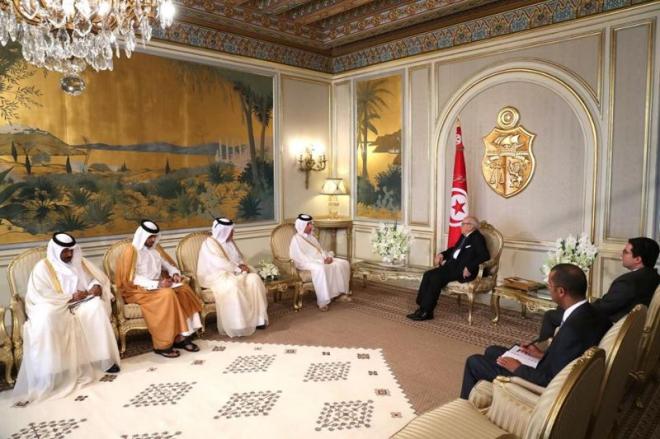 BCE reçoit le ministre d’Etat aux affaires étrangères du Qatar : faire prévaloir le dialogue
