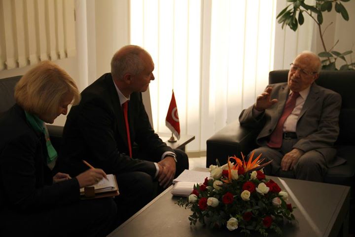 Essebsi s'entretient avec le coordinateur du CDU allemand