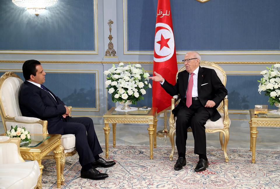 Béji Caïd Essebsi reçoit Slim Riahi