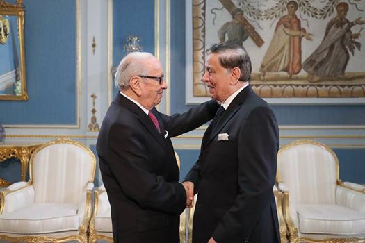 Béji Caid Essebsi reçoit Habib Ammar